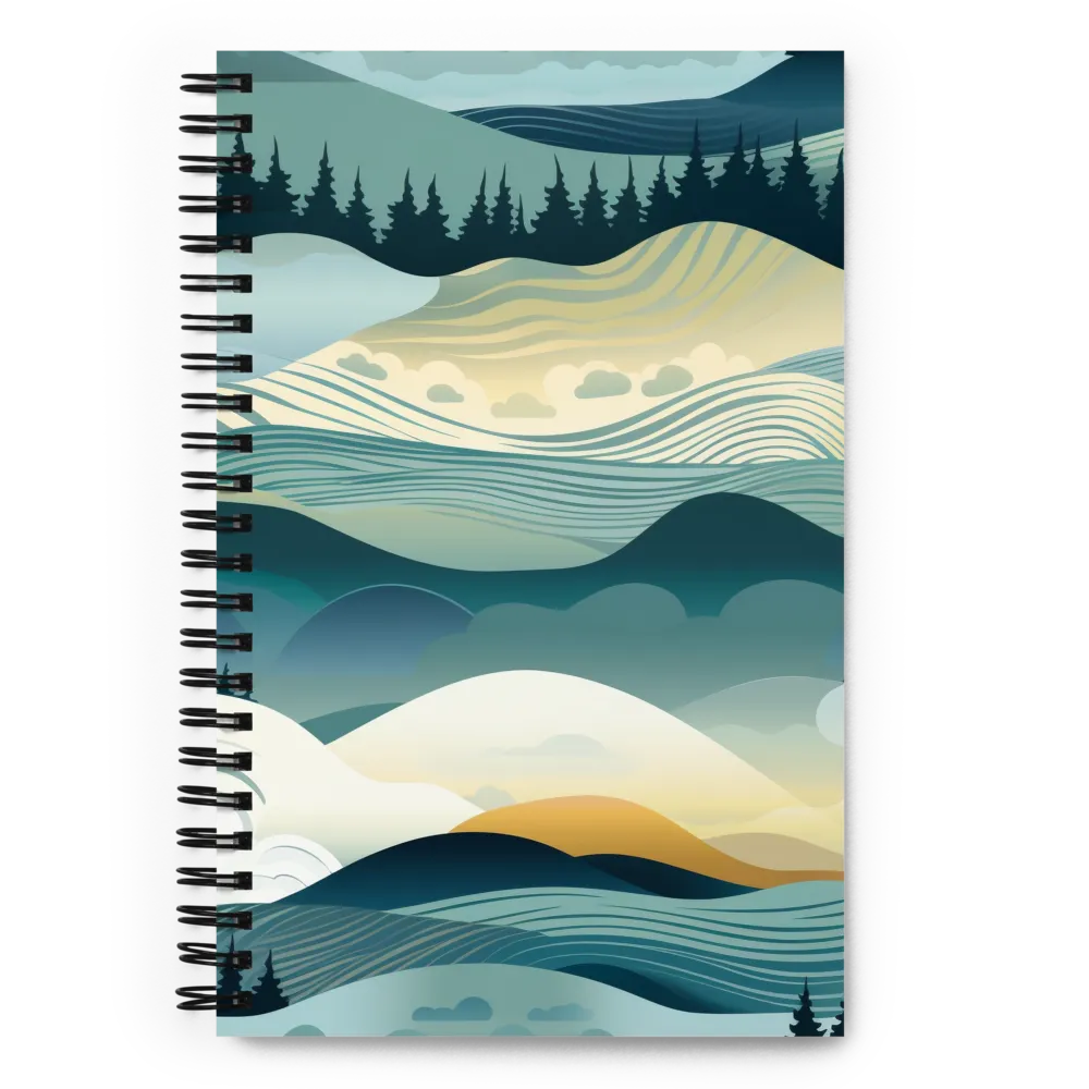 Harmonic Landscapes | Spiral Notebook