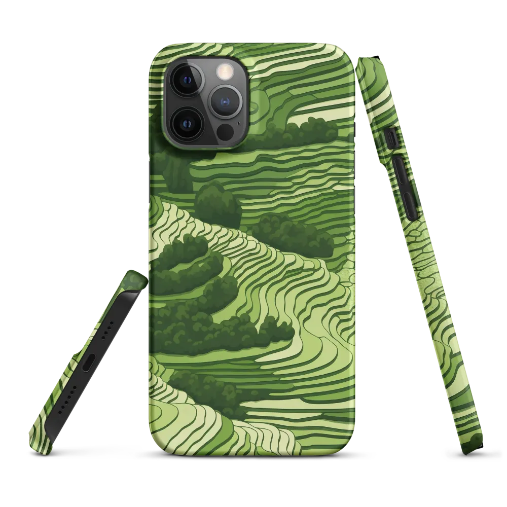 Waves of Green: An Abstract Landscape