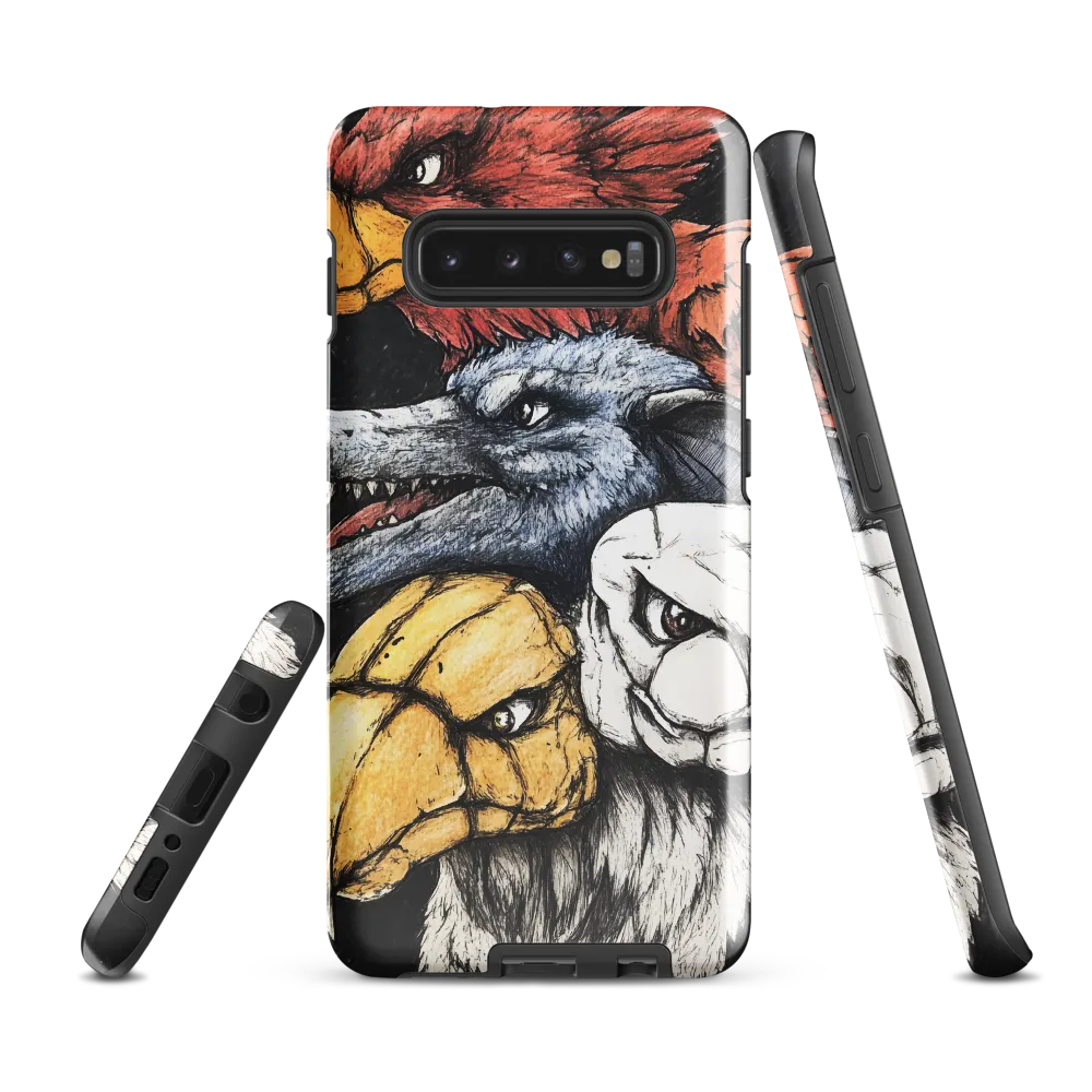 Mythical Beasts in Harmony | Phone Case |  S10 Plus | Tough Case | Glossy