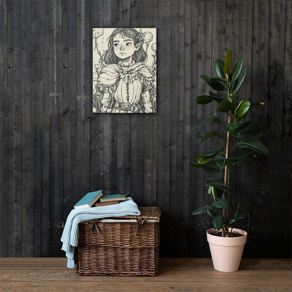 A Young Guardian of Nature | Canvas | 18″×24″