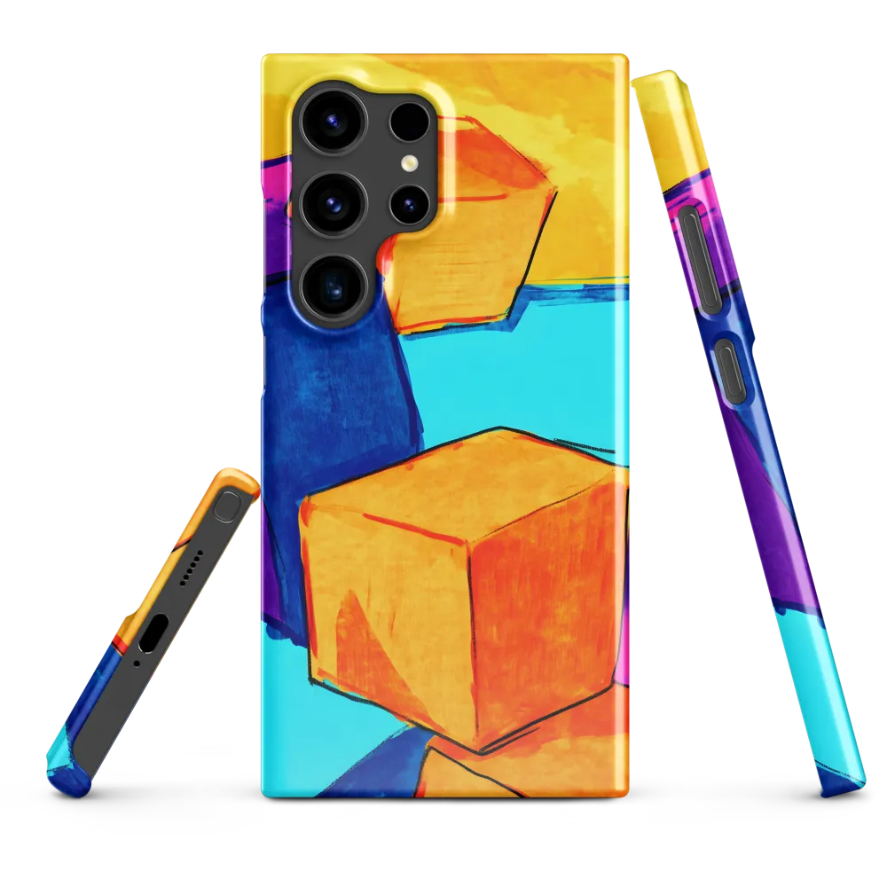 Playful Cubes in Vibrant Harmony