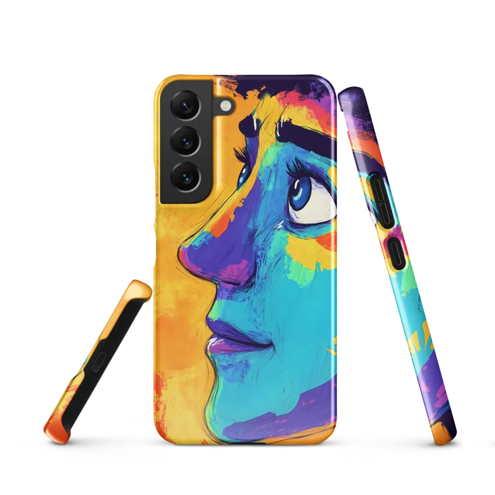 Whispers of Curiosity | Phone Case |  S22 | Snap Case | Glossy