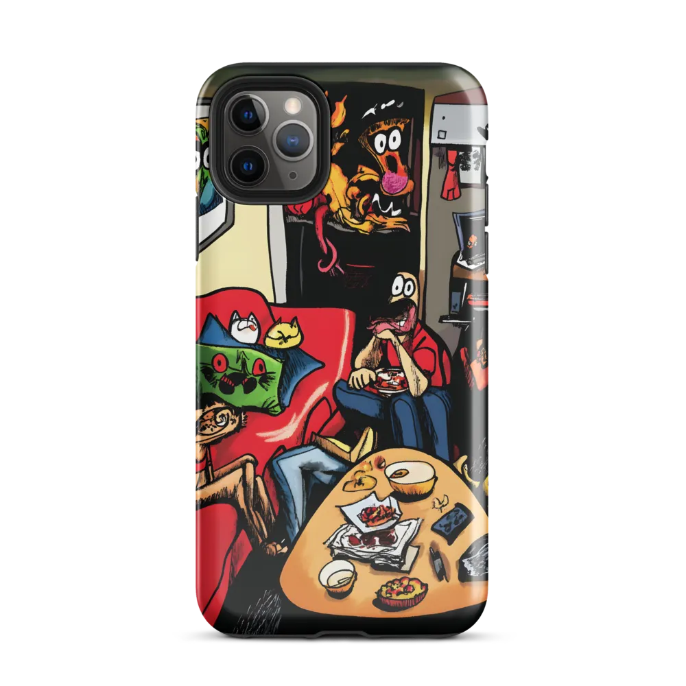 Whimsical Gathering in a Colorful Realm | Phone Case |  11 Pro Max | Tough Case | Glossy