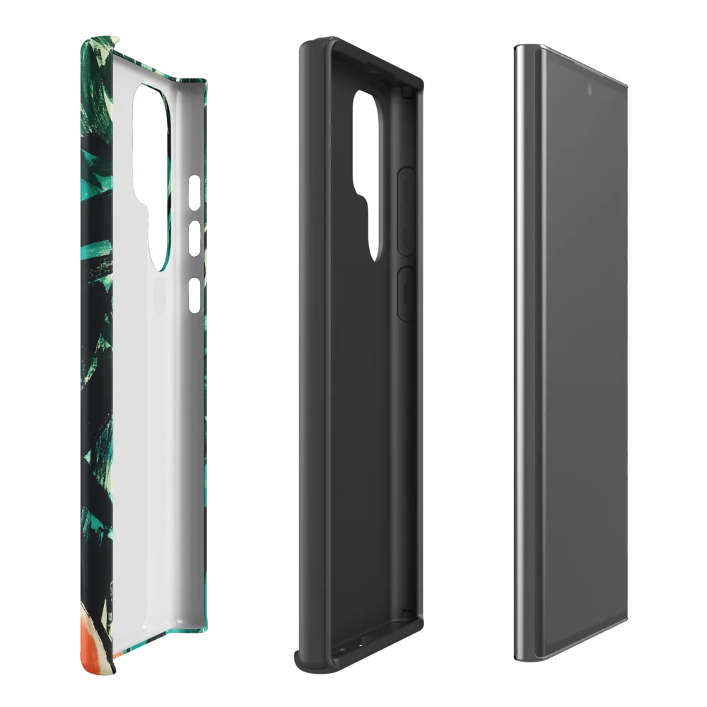 Curious Giraffe in Lush Greenery | Phone Case |  S22 Ultra | Tough Case | Matte
