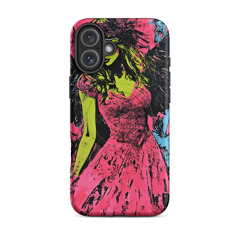 Mystical Angel in Neon Dreams