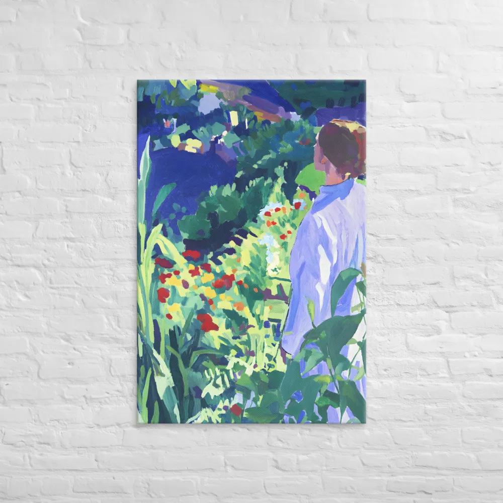 A Moment in the Garden | Canvas | 32″×48″