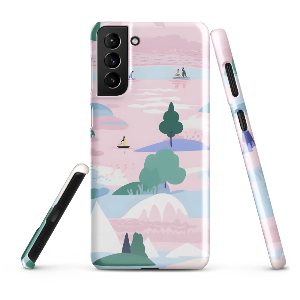 Whimsical Reflections: A Journey Through Landscapes | Phone Case |  S21 Plus | Snap Case | Glossy