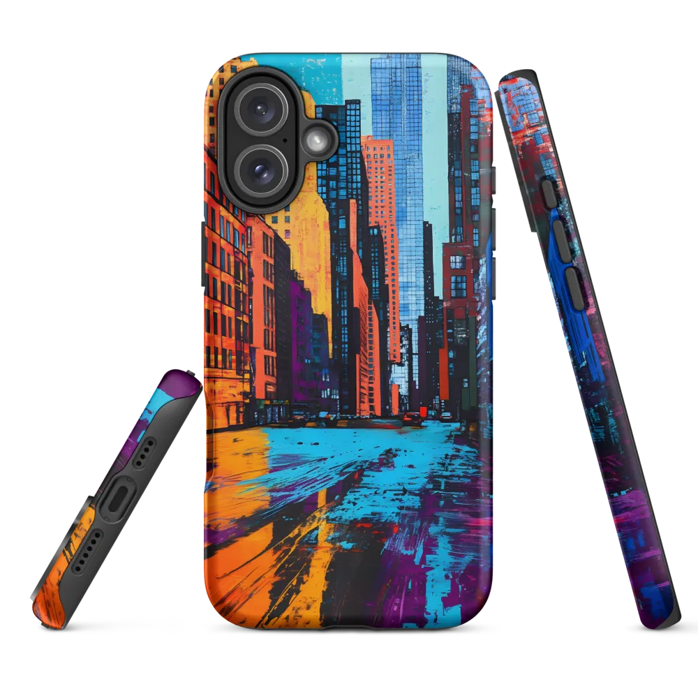 Vibrant Urban Horizons | Phone Case |  16 Plus | Tough Case | Matte