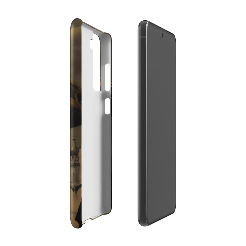 Ethereal Enigma Above a Ruined City | Phone Case |  S21 FE | Snap Case | Matte