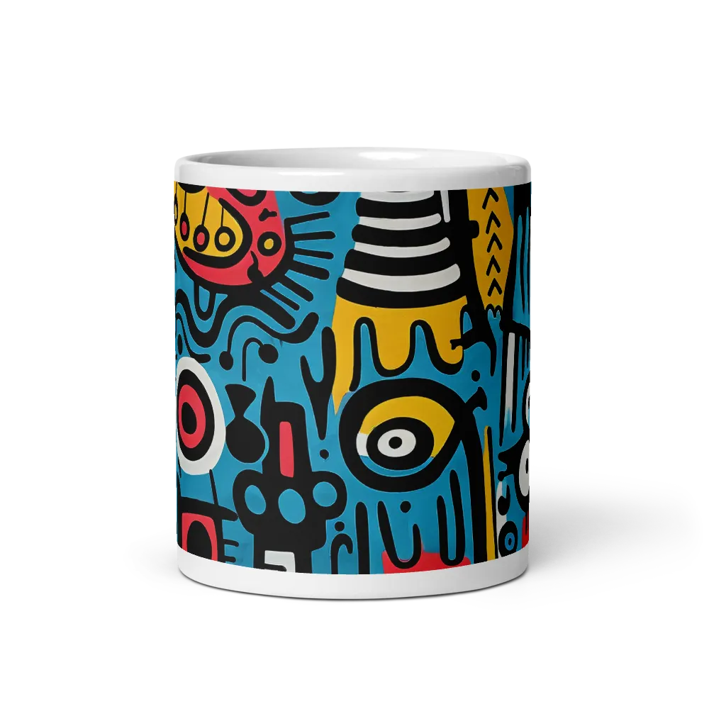 Intricate Playfulness in Geometric Abstract | Mugs | Multiple Sizes & Colors