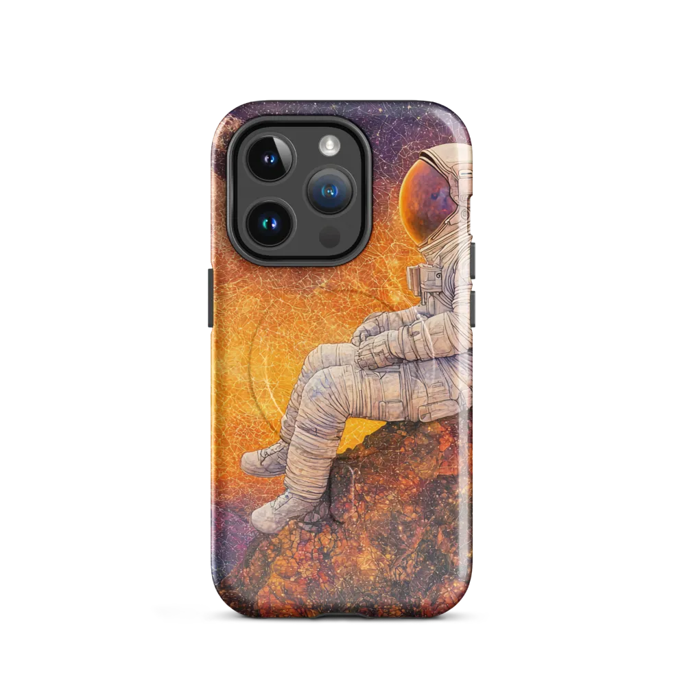 Cosmic Contemplation | Phone Case |  14 Pro | MagSafe® Tough Case | Glossy