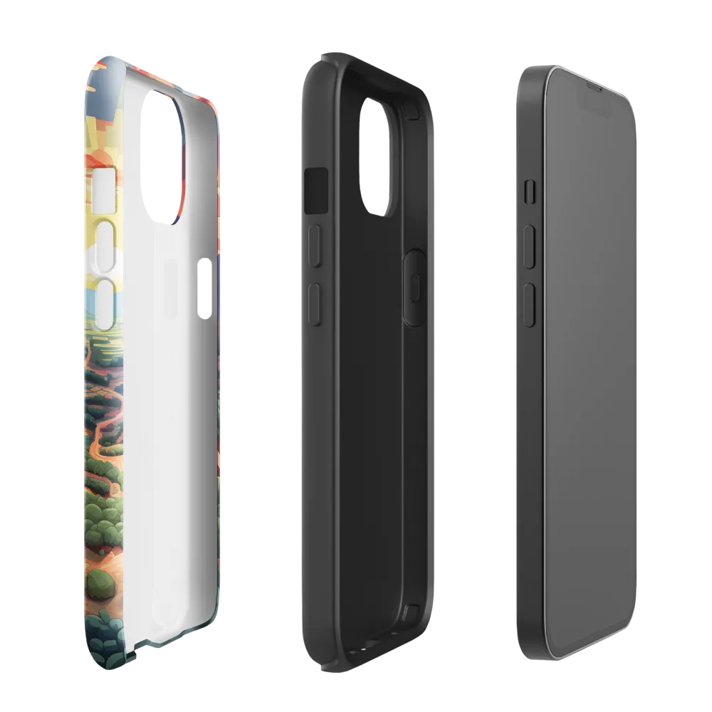 Desert Serenity at Dusk | Phone Case |  13 | Tough Case | Glossy