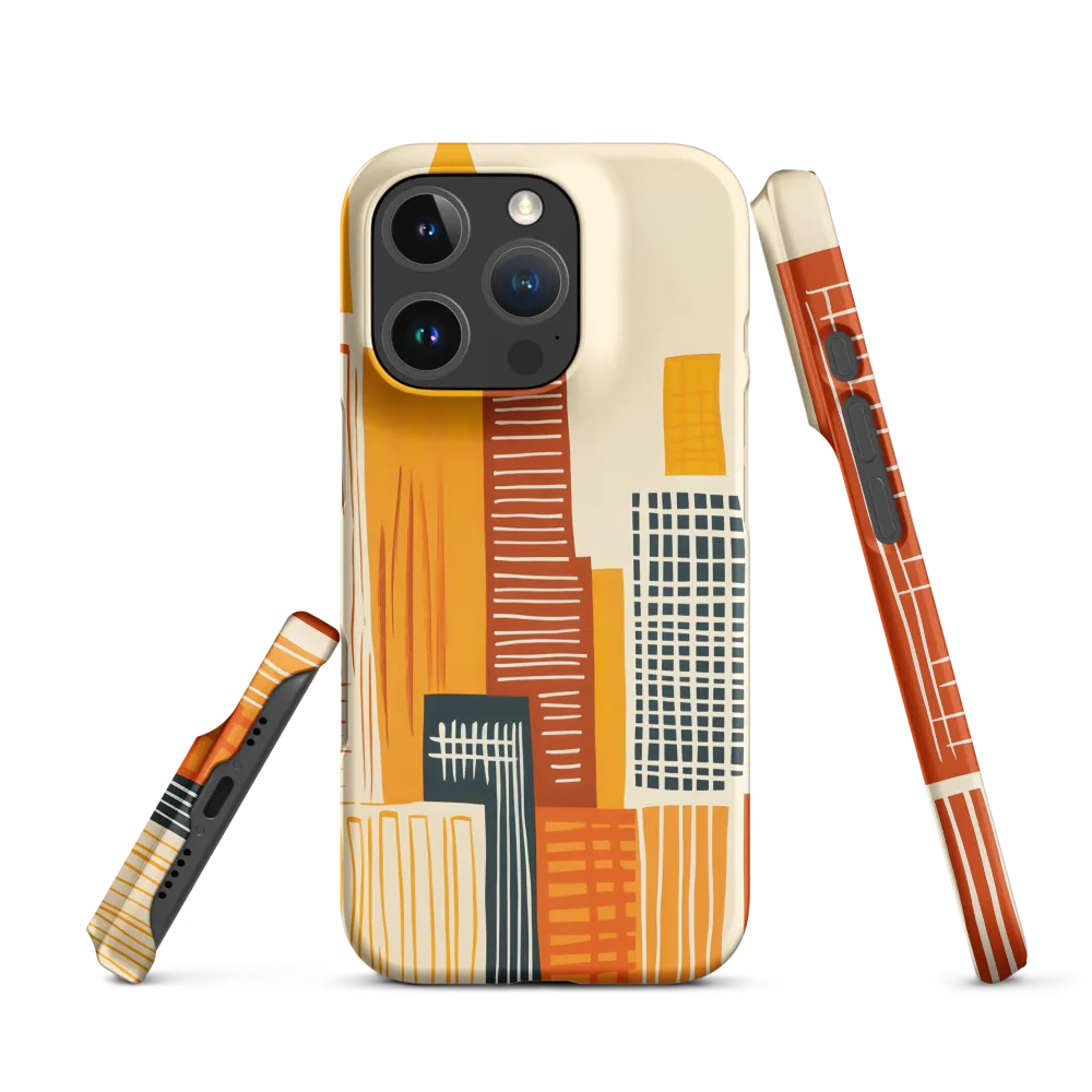 Urban Melodies: A Modern Cityscape | Phone Case |  16 Pro | Snap Case | Matte