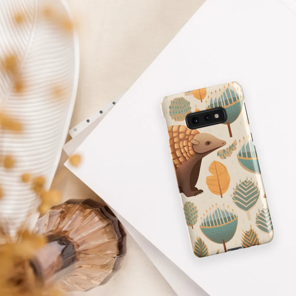 Pangolins in a Whimsical Habitat