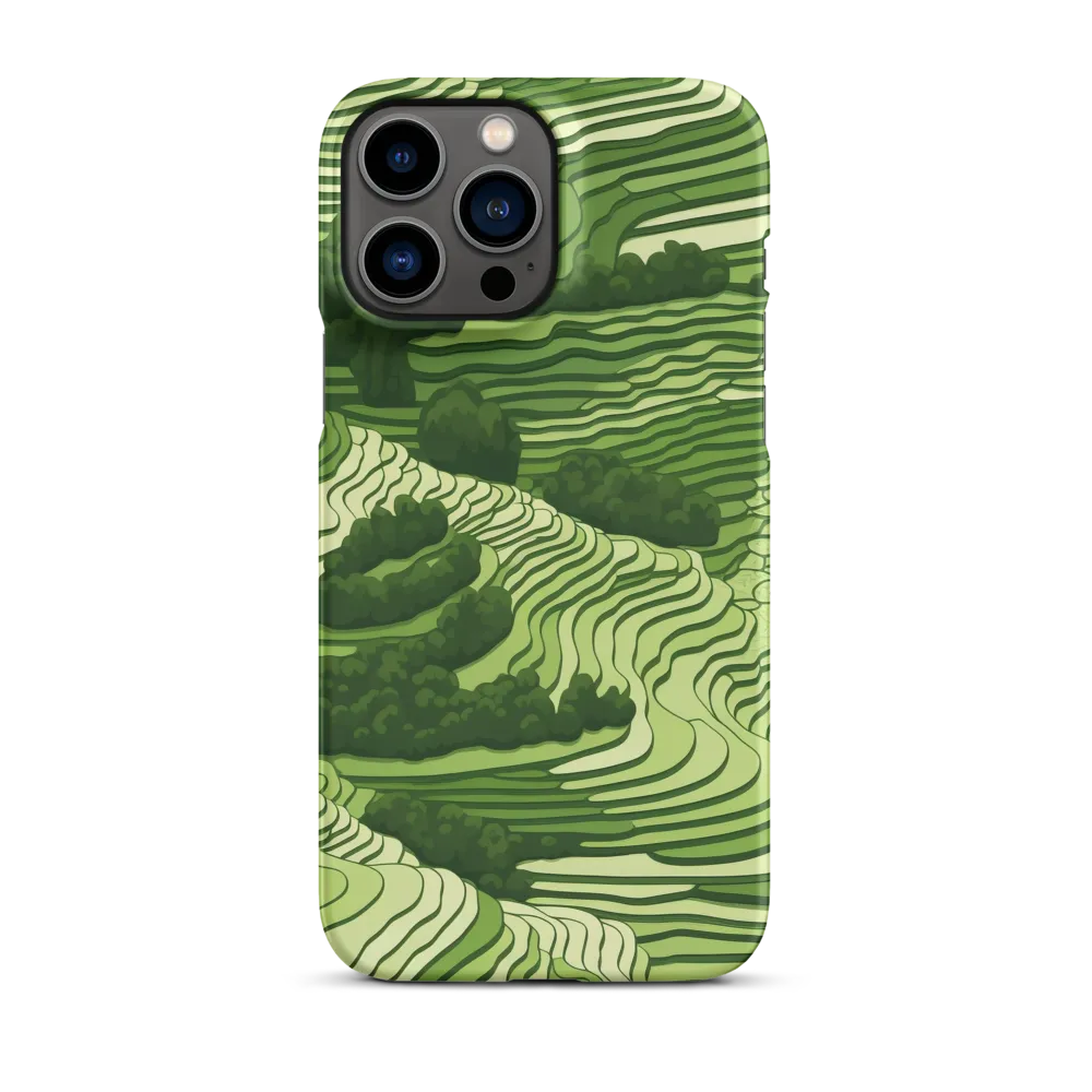 Waves of Green: An Abstract Landscape