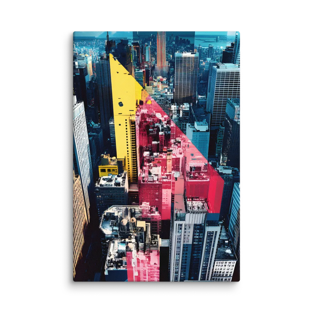Dynamic Urban Symphony | Canvas | 8″×12″