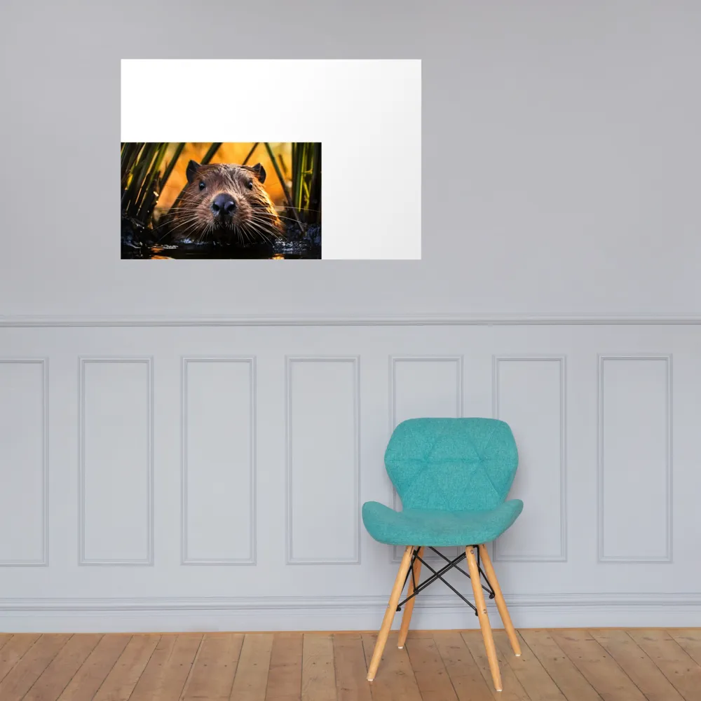Beaver Serenity: A Natural Portrait | Poster | 24″×36″