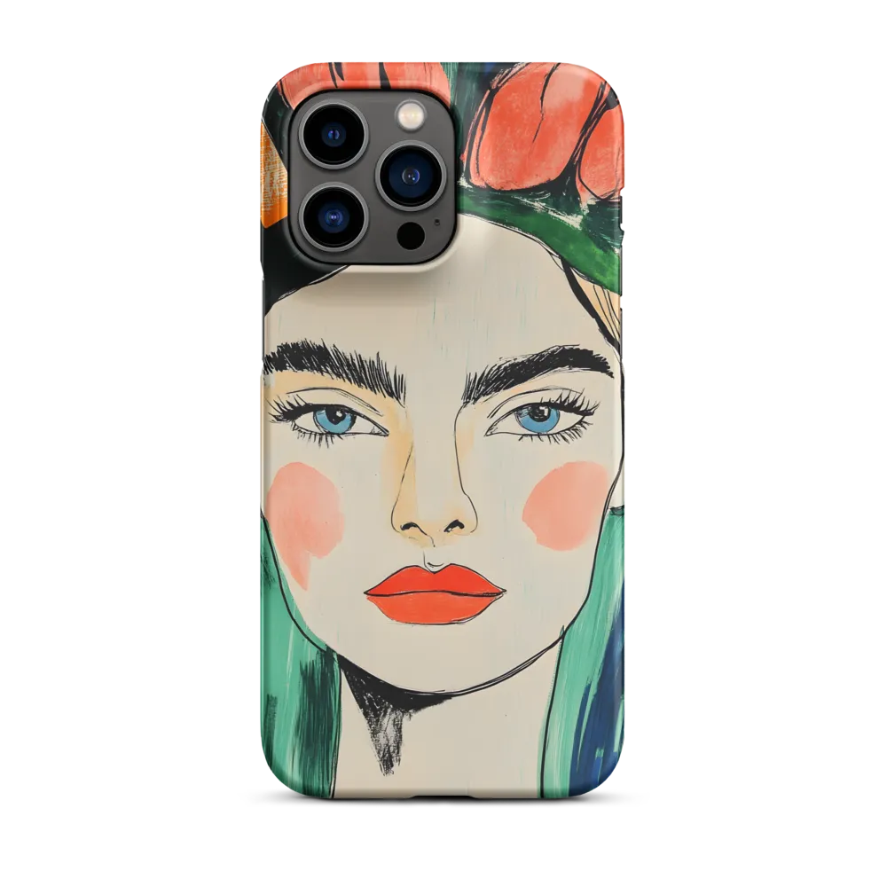 Radiant Bloom: A Serene Portrait