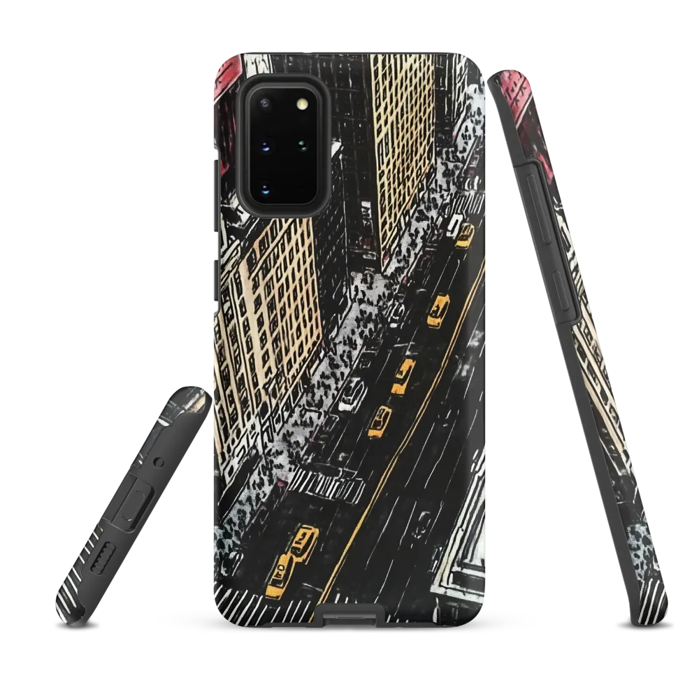 Aerial Symphony: City Pulse | Phone Case |  S20 Plus | Tough Case | Matte