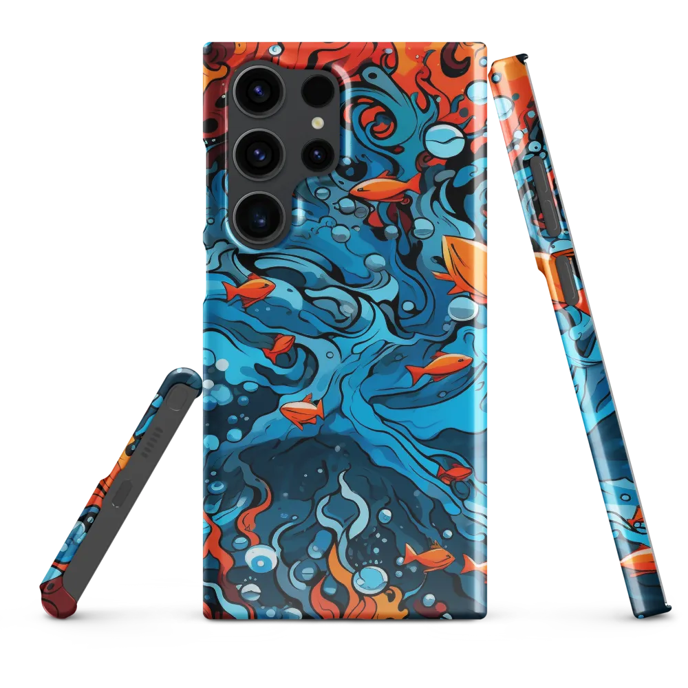 Fluid Harmony: Ocean and Flames