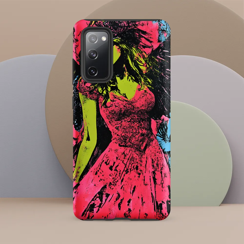 Mystical Angel in Neon Dreams
