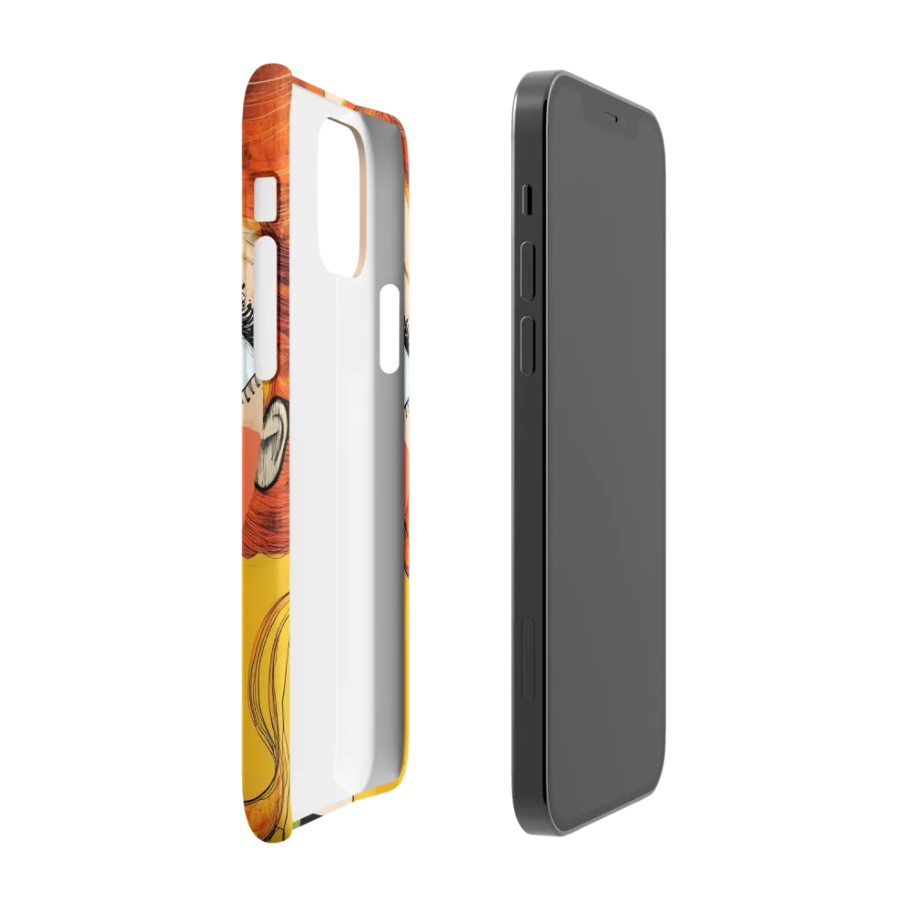 Whimsical Portrait of a Girl | Phone Case |  12 Pro | Snap Case | Matte