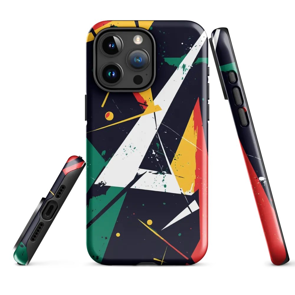 Dynamic Geometries | Phone Case |  15 Pro Max | Tough Case | Glossy