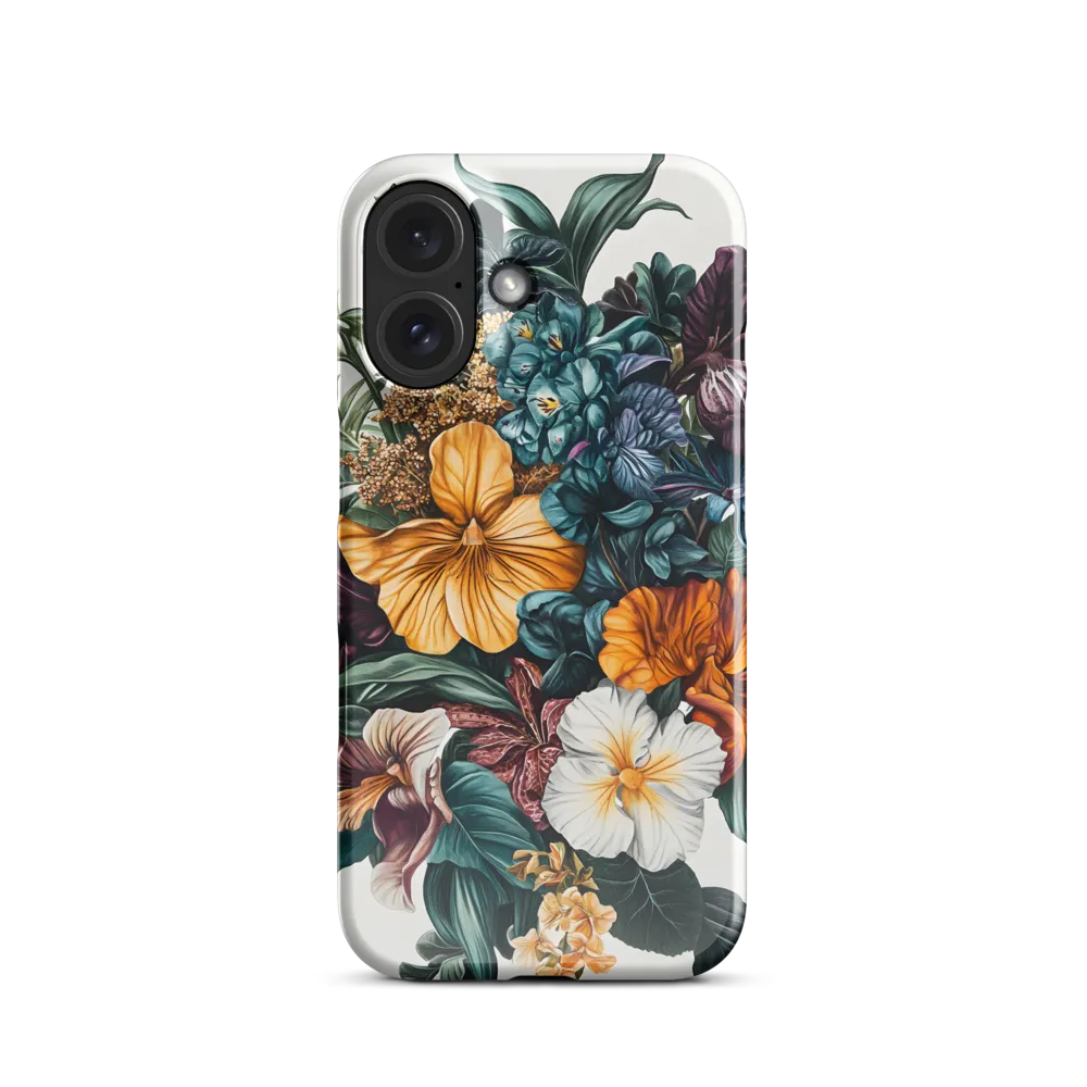 Floral Symphony | Phone Case |  16 | Snap Case | Glossy