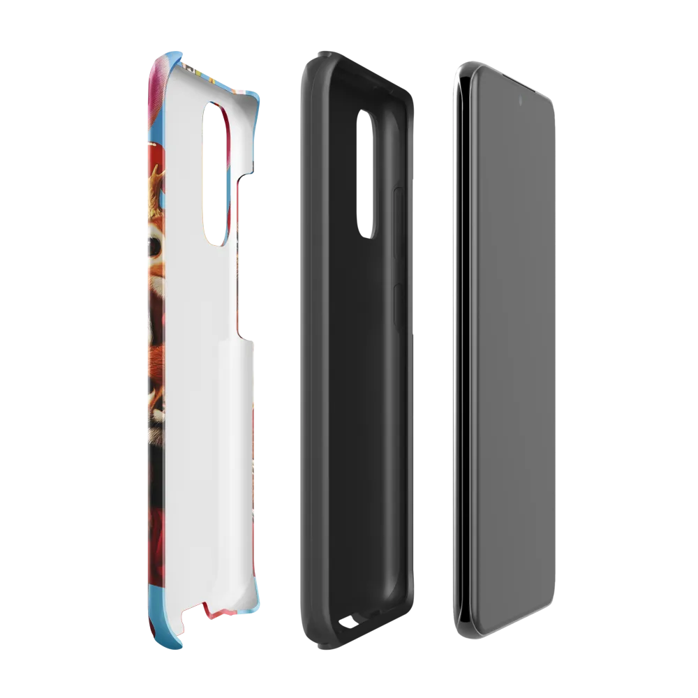 Harmony in Whimsy: A Modern Animal Ensemble | Phone Case |  S20 | Tough Case | Glossy
