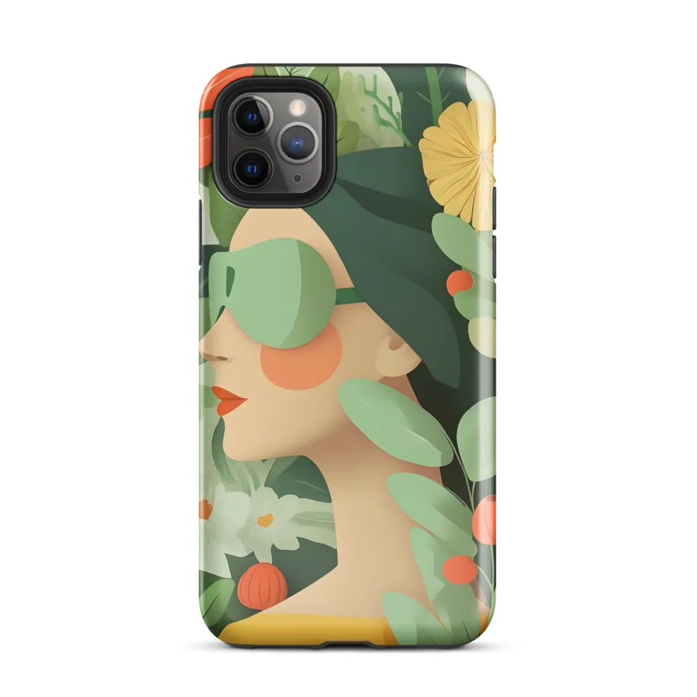 Nature's Serenity: A Modern Portrait | Phone Case |  11 Pro Max | Tough Case | Glossy