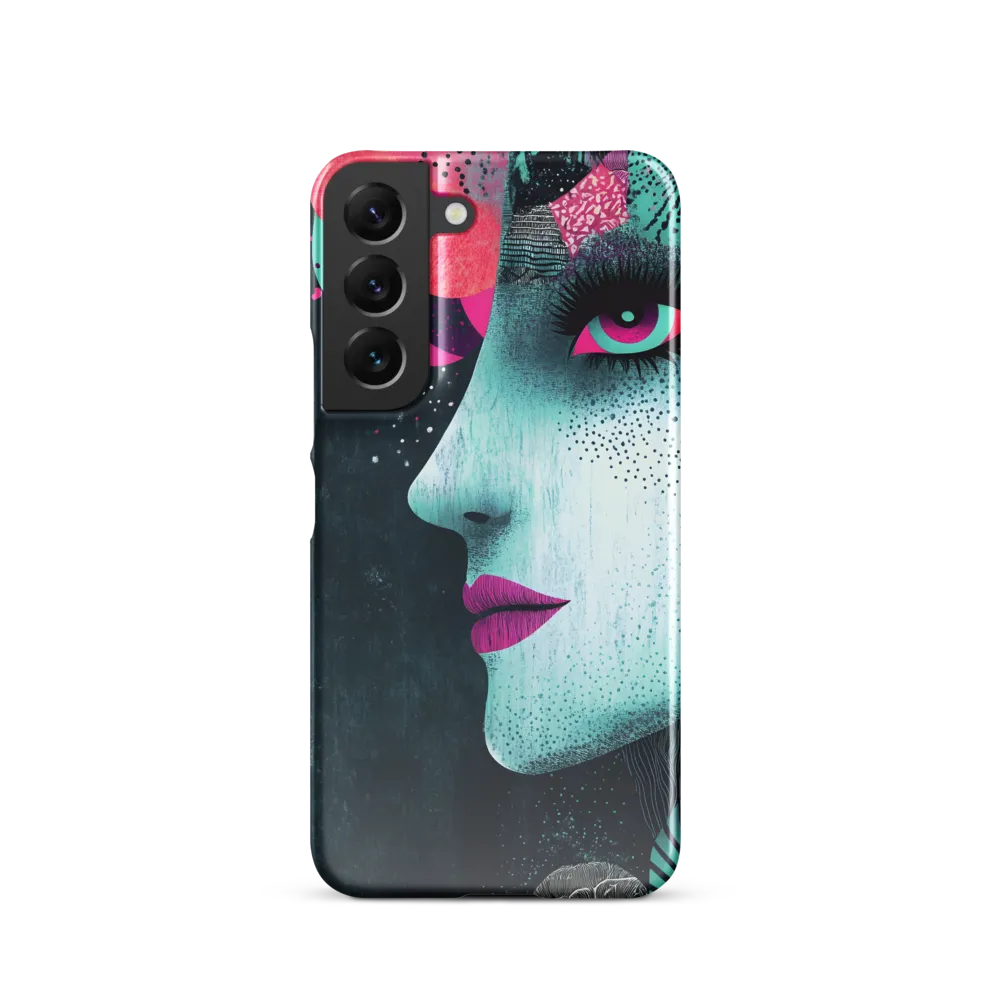 Mystical Beauty in Blue and Pink | Phone Case |  S22 | Snap Case | Glossy