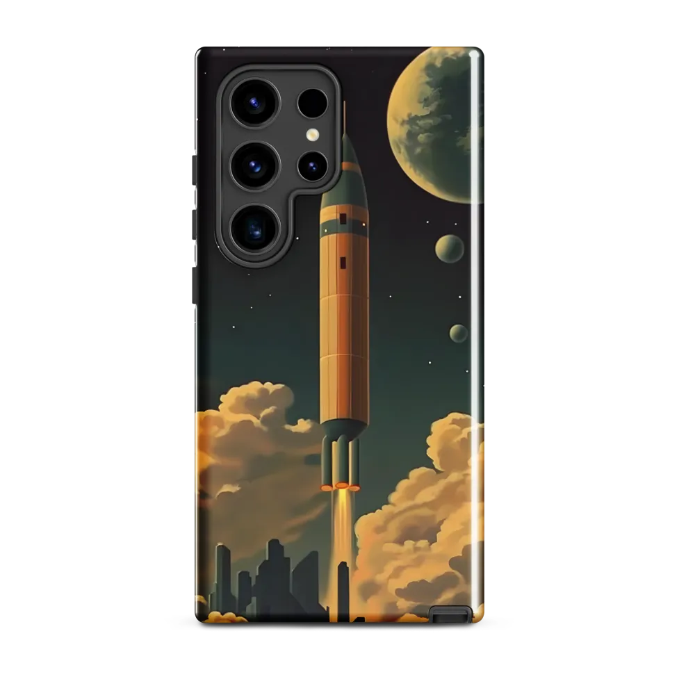 Journey Through the Cosmic Frontier | Phone Case |  S24 Ultra | Tough Case | Glossy