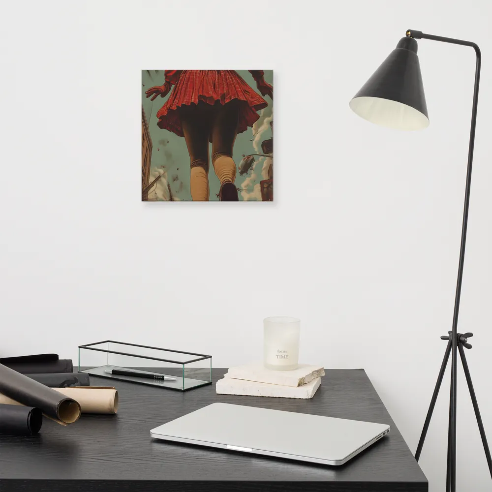 Flight of the Urban Dreamer | Canvas | 12″×12″