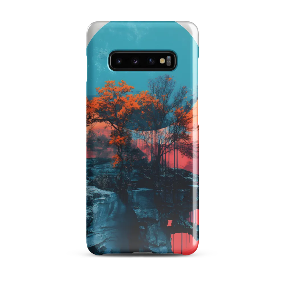 Ethereal Landscapes: A Dance of Color and Form | Phone Case |  S10 Plus | Snap Case | Glossy