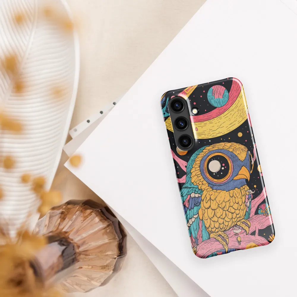 Whimsical Cosmic Owl