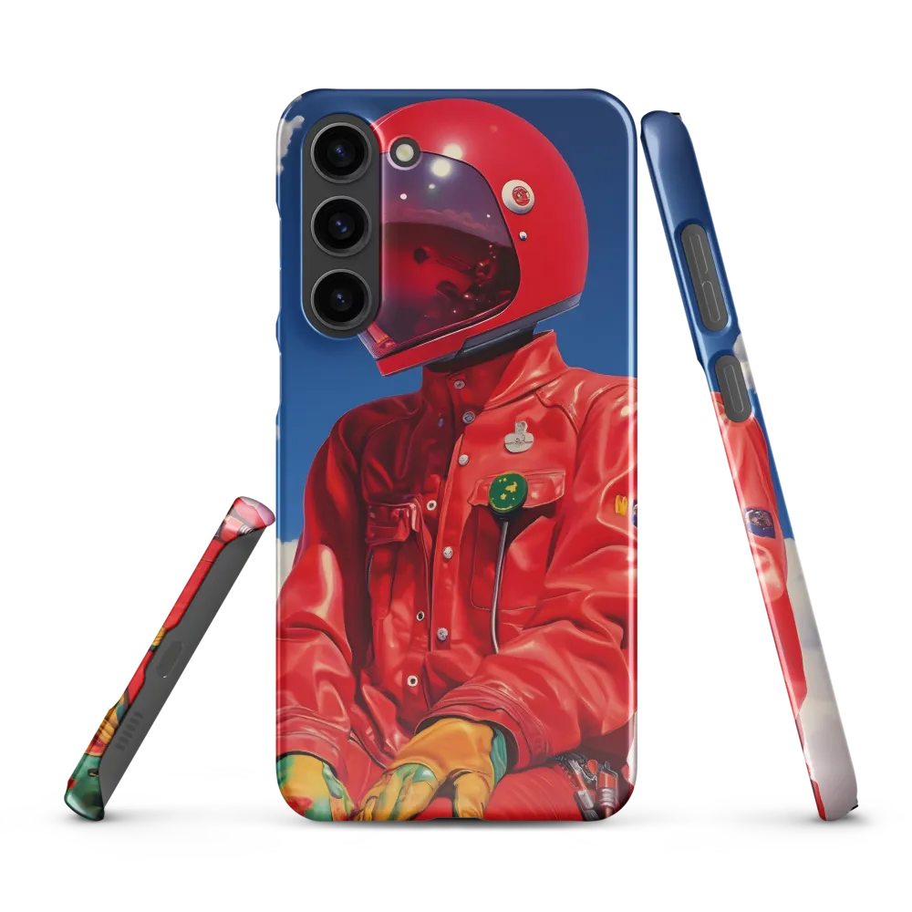 Astronaut in Crimson