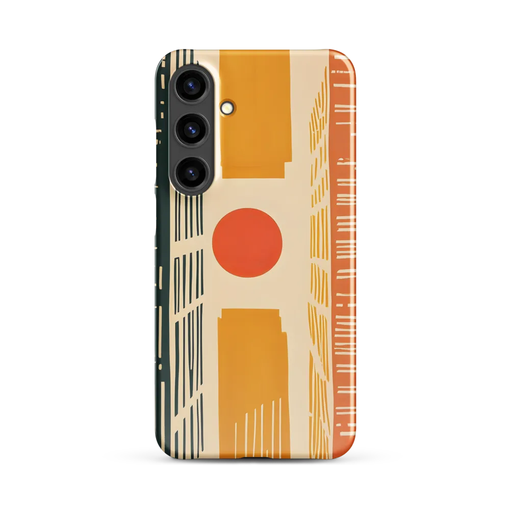 Urban Harmony: A Geometric Sunrise