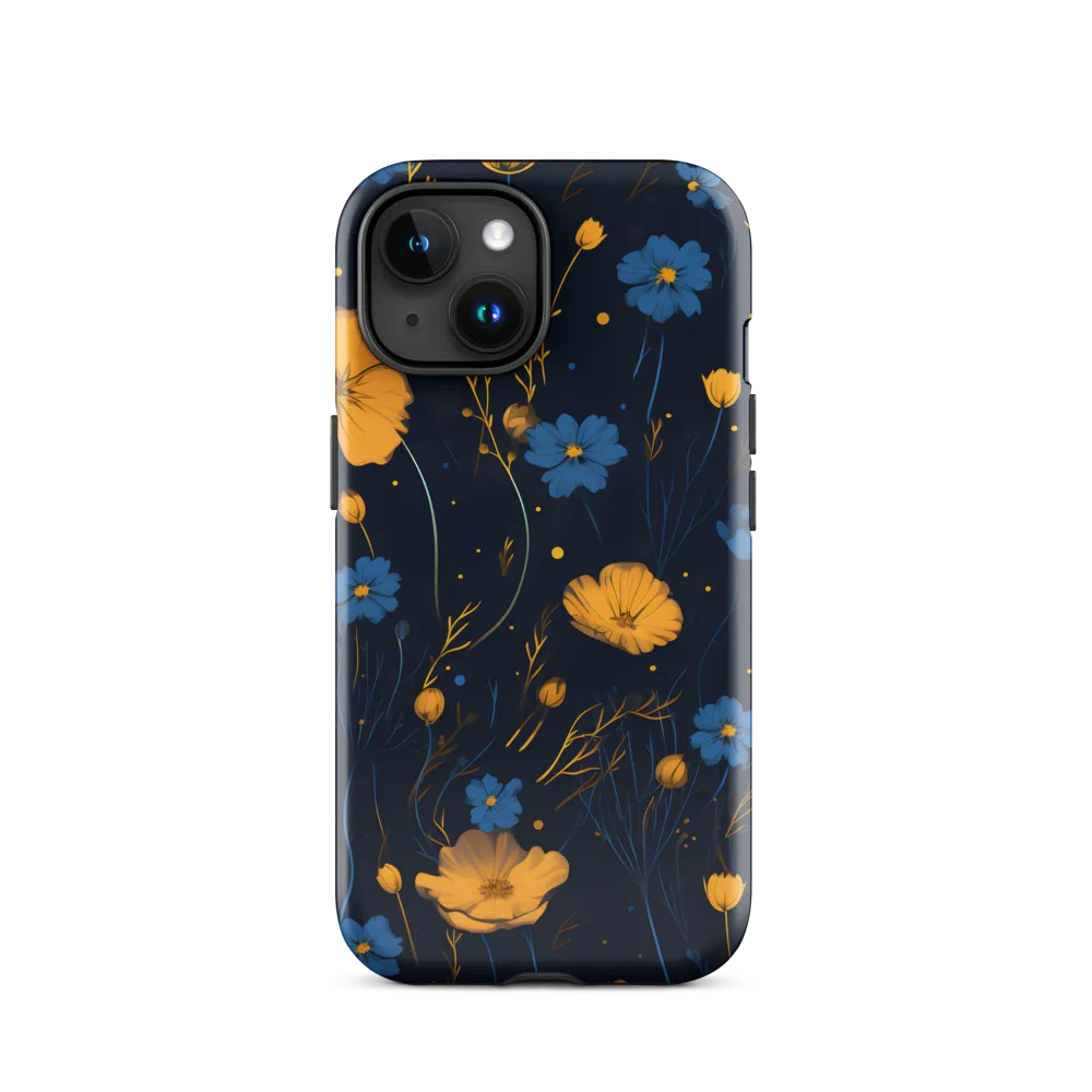 Nocturnal Blossoms | Phone Case |  15 | Tough Case | Glossy