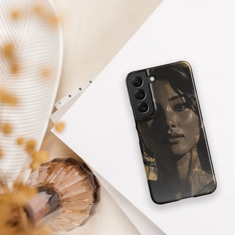 Golden Gaze: A Contemporary Portrait