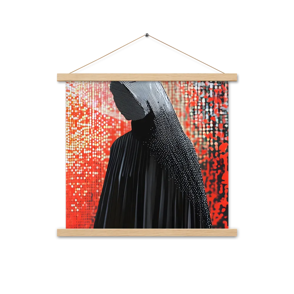 Veil of Modernity | Poster With Oak Wood Hanger | 18″×18″