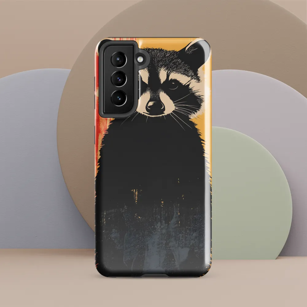 Whimsical Raccoon Portrait