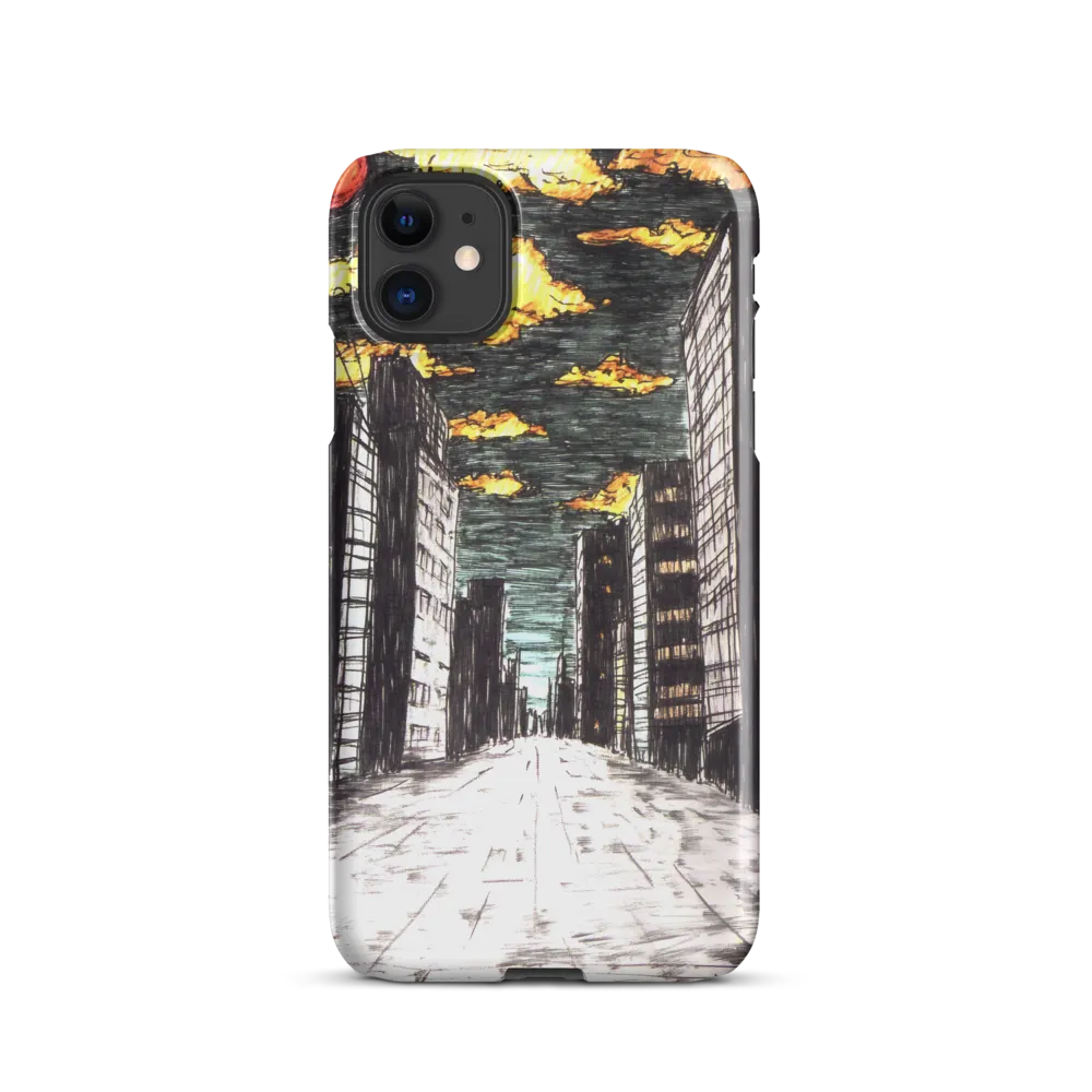 Eclipsed Cityscape