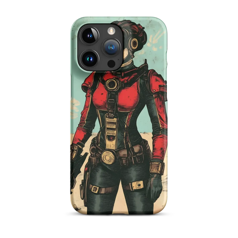 Futuristic Explorer: A Steampunk Adventure | Phone Case |  15 Pro Max | Snap Case | Matte