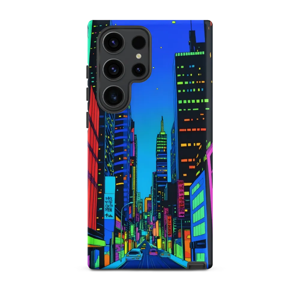 Neon Dreamscape: A Futuristic City at Dusk