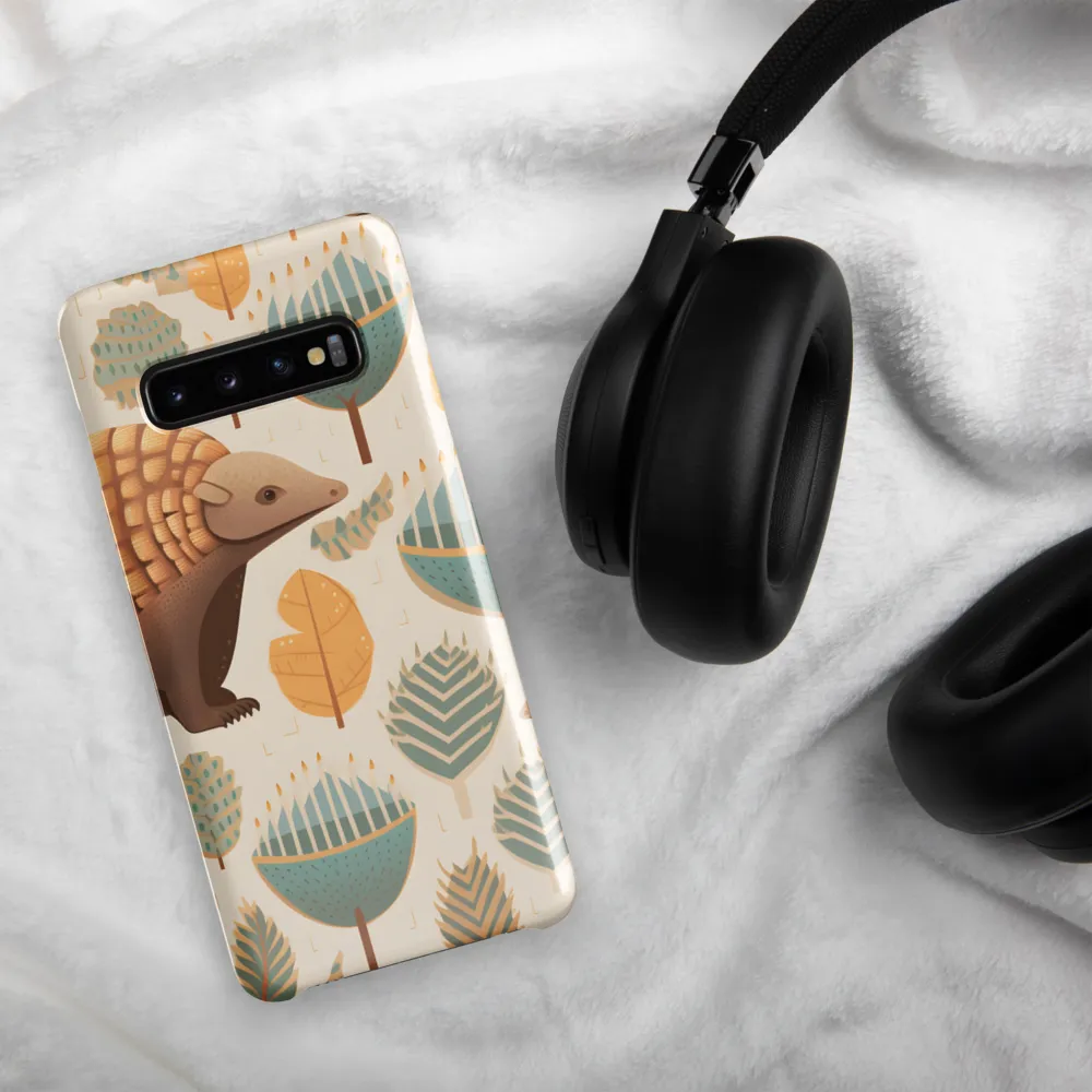 Pangolins in a Whimsical Habitat