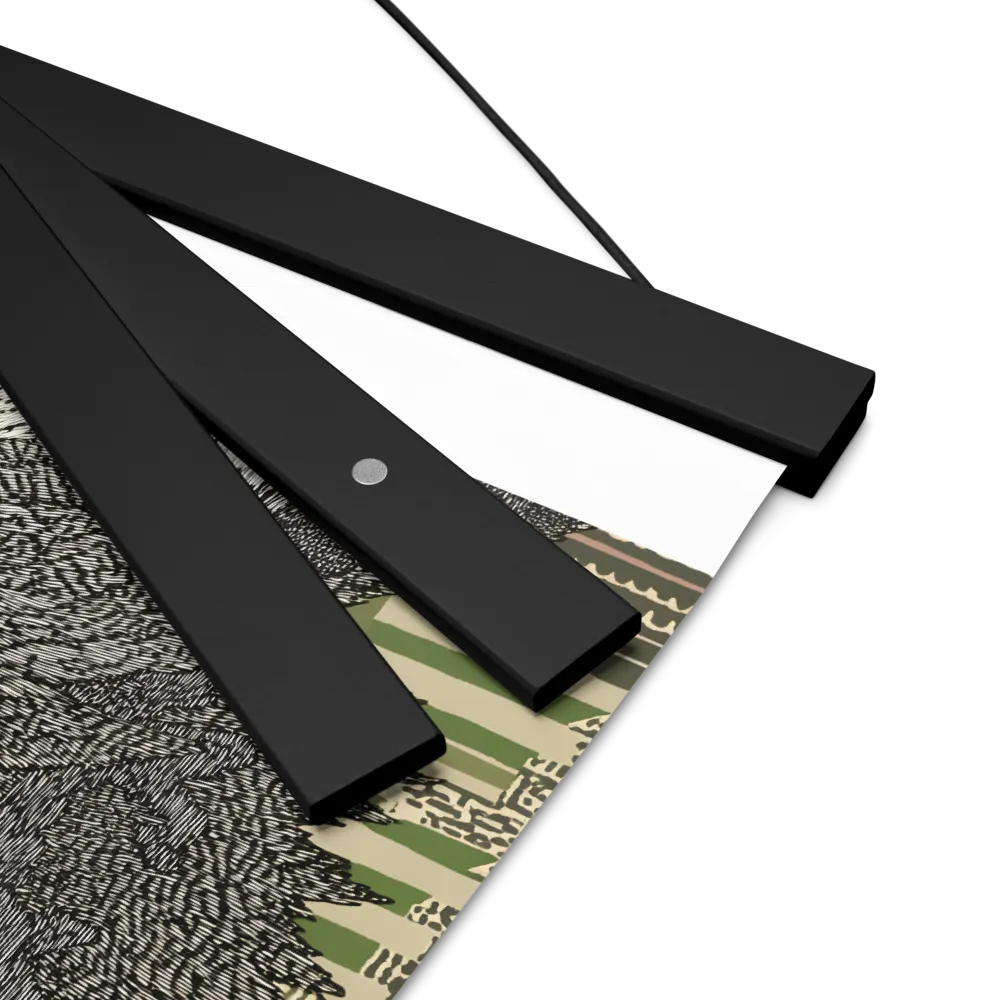 Reflections of the Forest | Poster With Black Wood Hanger | 8″×10″