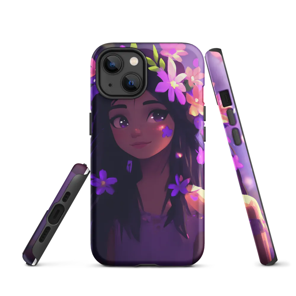 Crown of Purple Blossoms