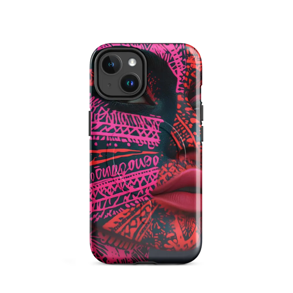 Neon Visage: A Bold Expression of Contemporary Art