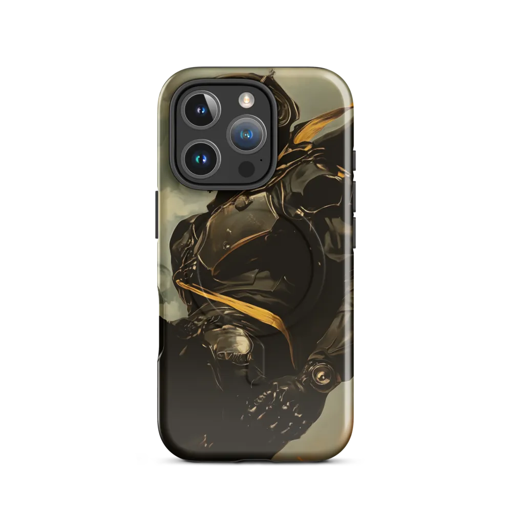 Ethereal Explorer: The Enigmatic Astronaut | Phone Case |  16 Pro | MagSafe® Tough Case | Glossy