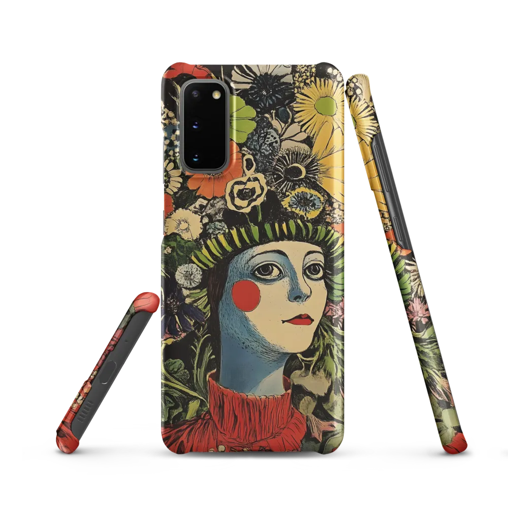 Floral Whimsy: A Portrait of Nature's Embrace